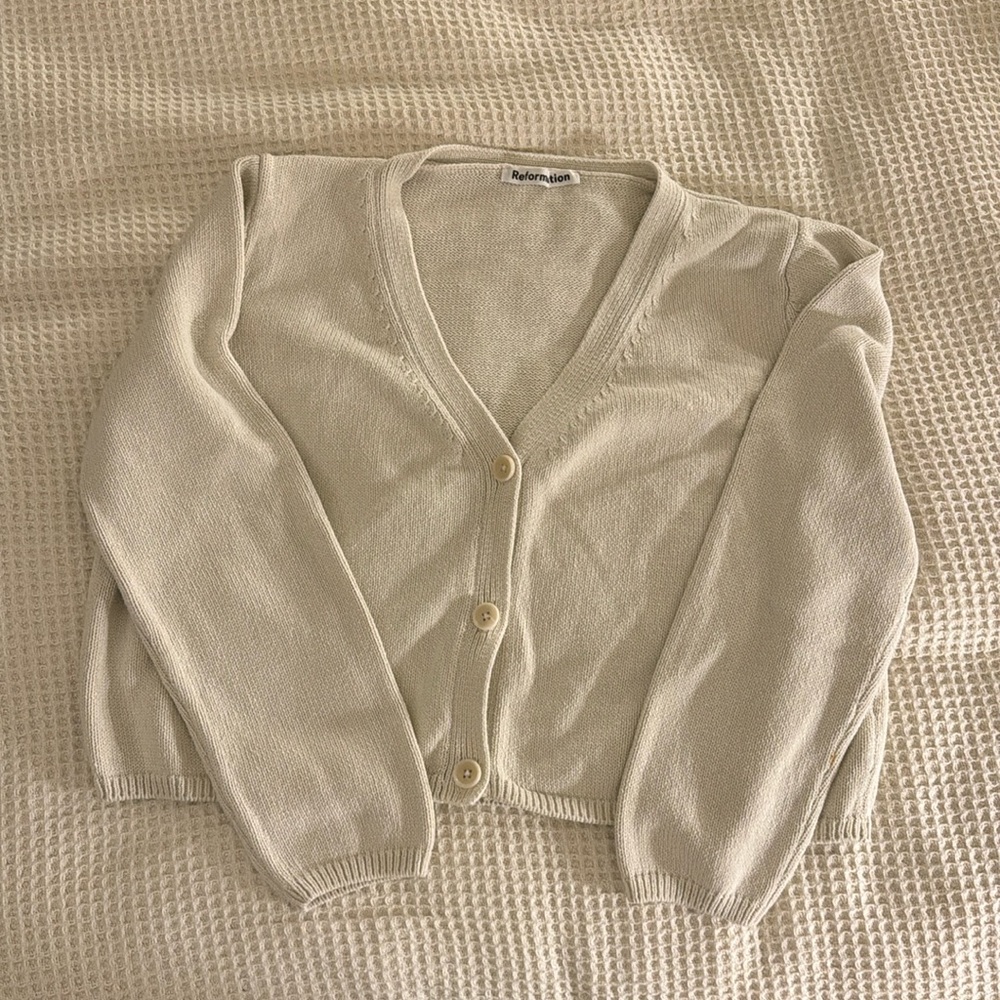 Reformation cardigan